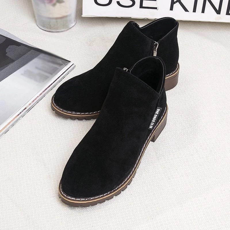 Niniane | Women Block Heel Ankle Boots