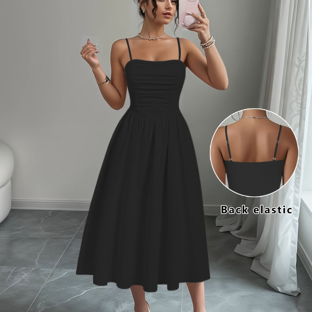 Jessica | Women Square Neck Midi Dress