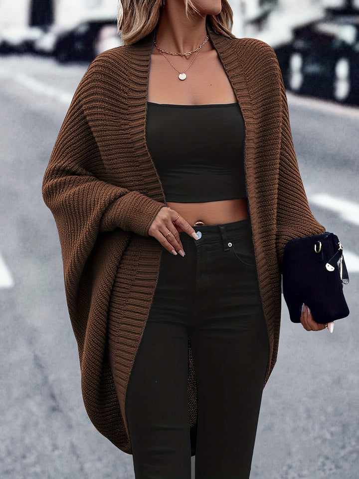 Marilyn Women Relaxed Fit Longline Open Front Cardigan