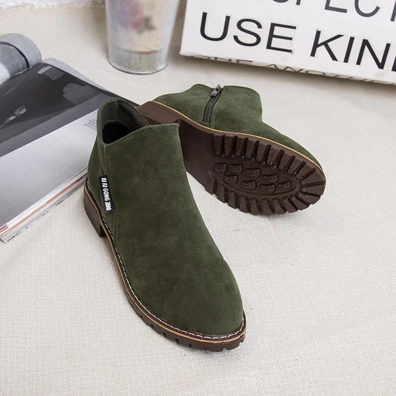 Niniane | Women Block Heel Ankle Boots