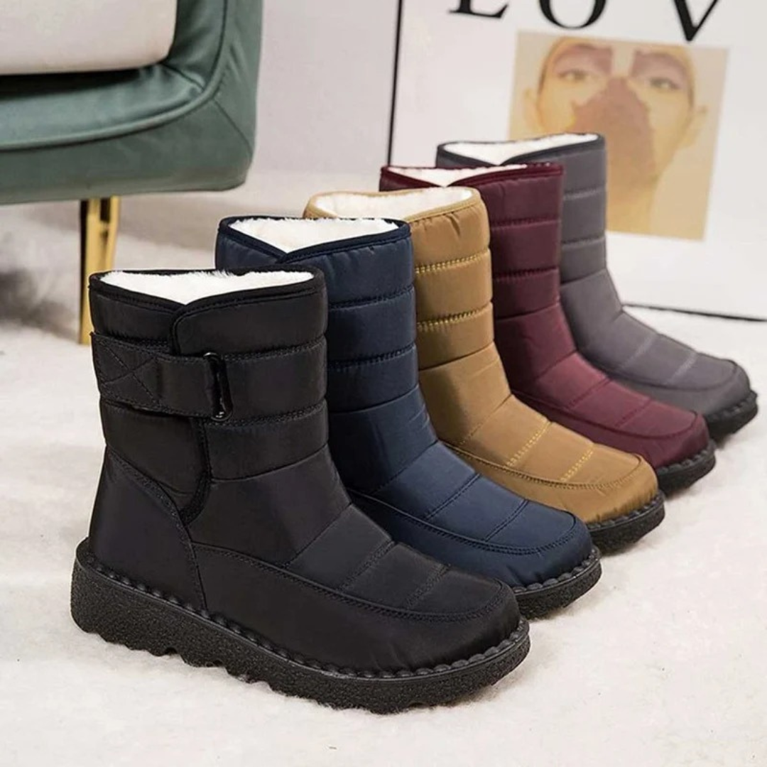 Romi | Women Quilted Buckle Ankle Boots