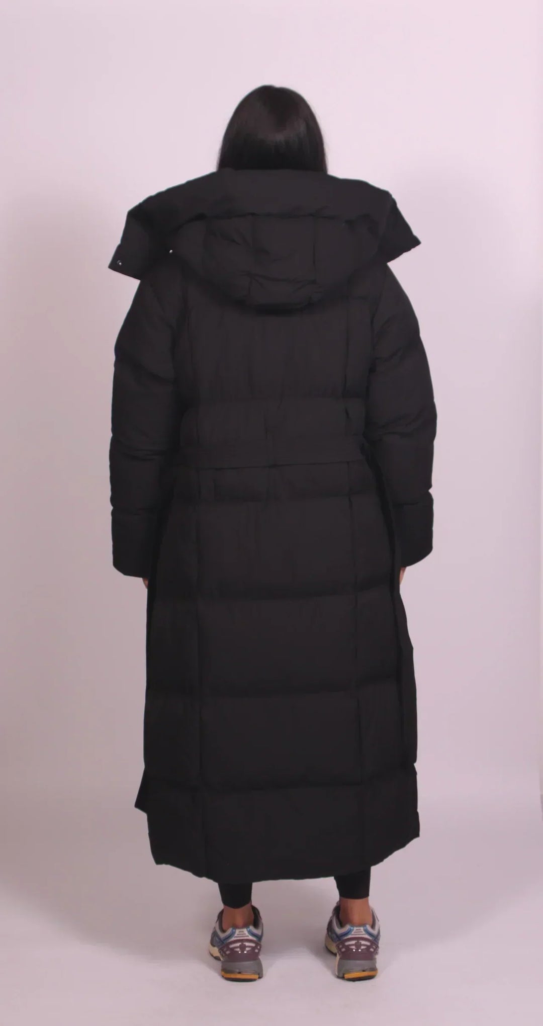 Peta | Women Belted Longline Padded Jacket