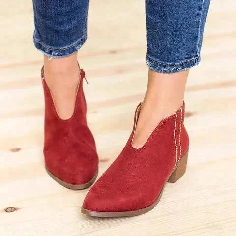 Donna | Women Side Zip Ankle Booties