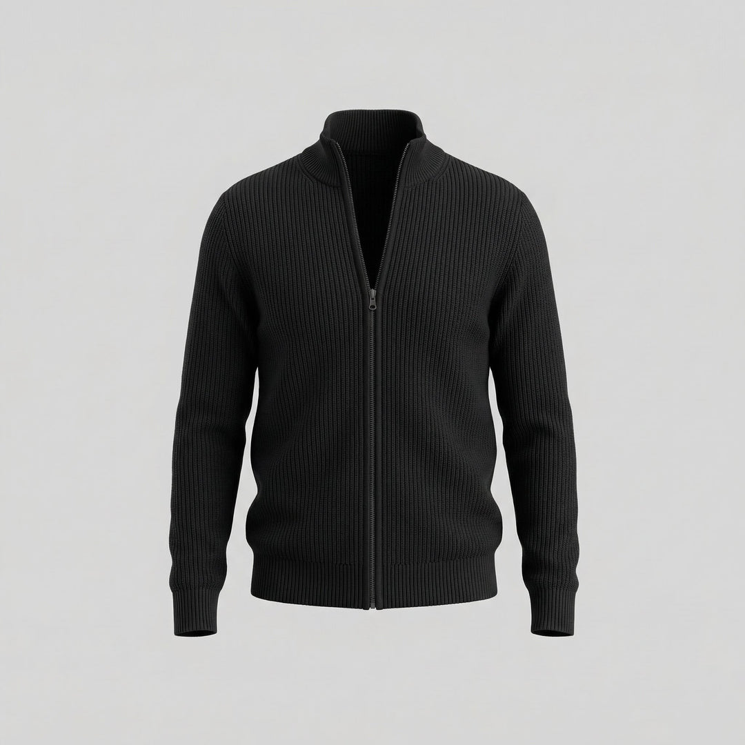 Grant | Men Ribbed Zip Cardigan
