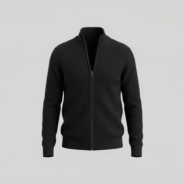Grant | Men Ribbed Zip Cardigan