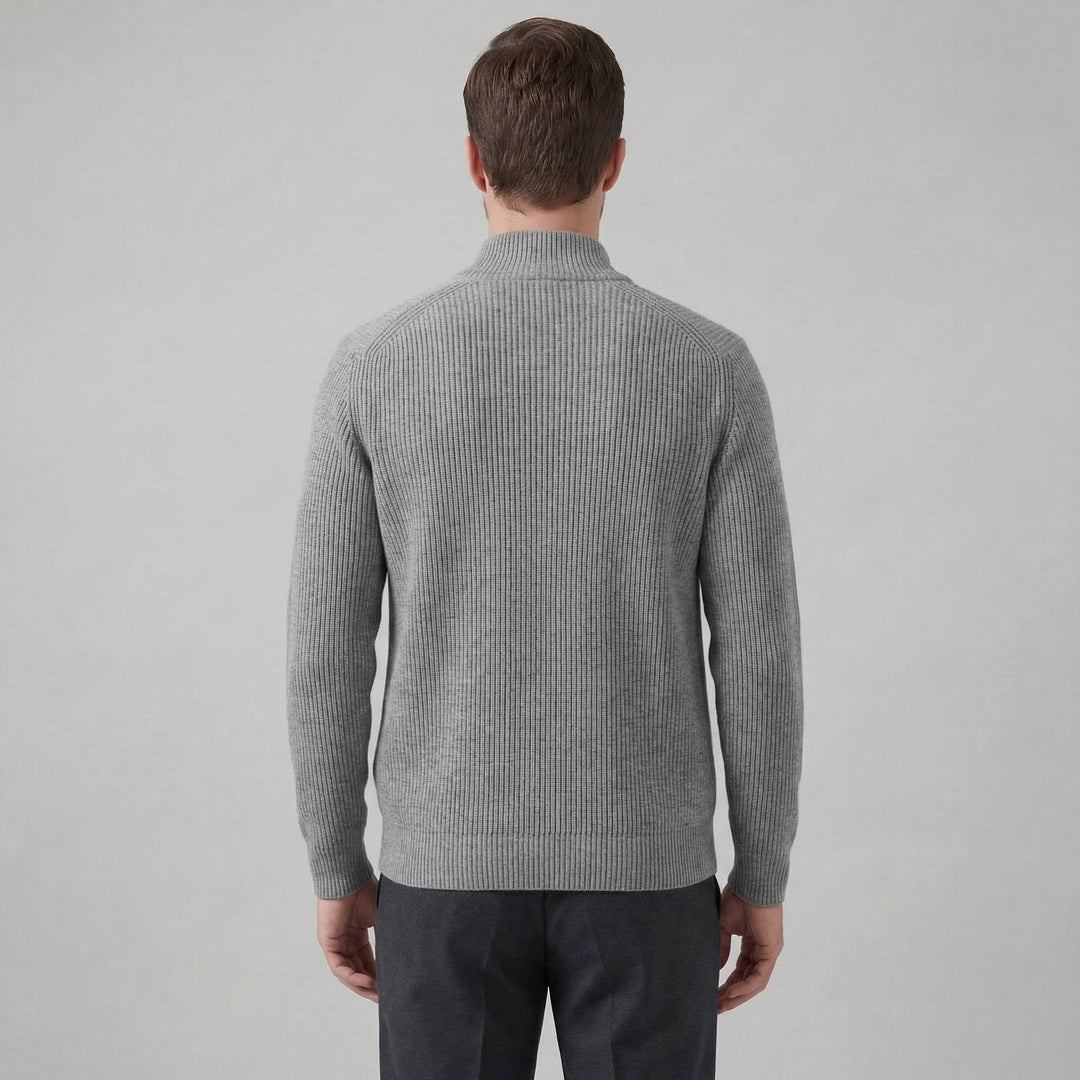 Grant | Men Ribbed Zip Cardigan