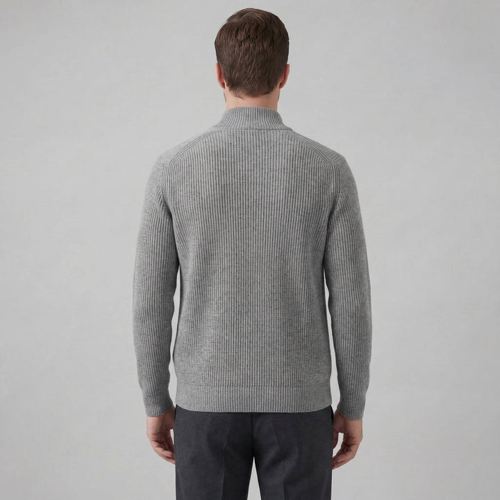 Grant | Men Ribbed Zip Cardigan