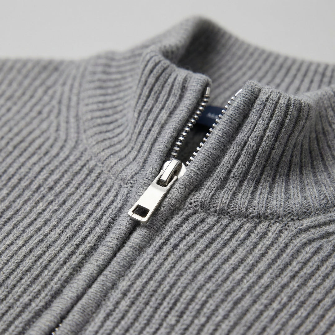 Grant | Men Ribbed Zip Cardigan