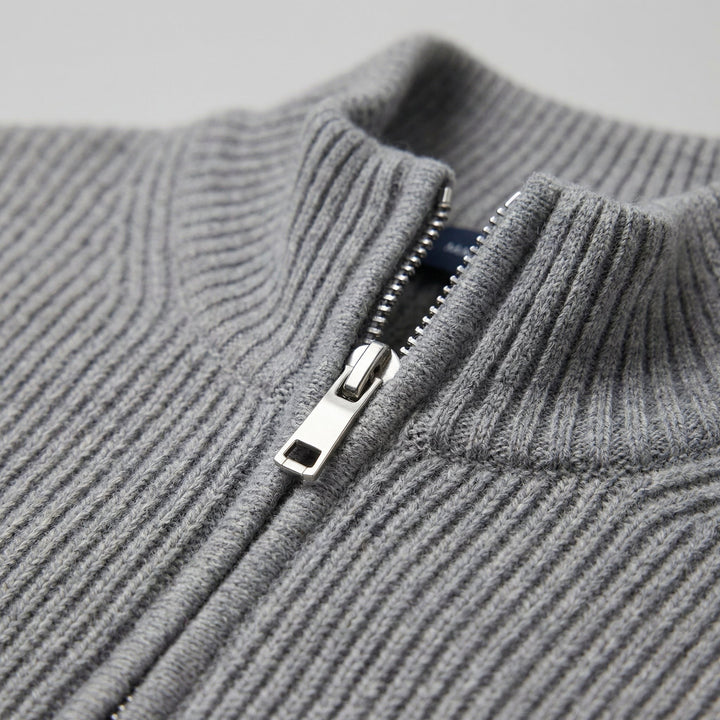 Grant | Men Ribbed Zip Cardigan