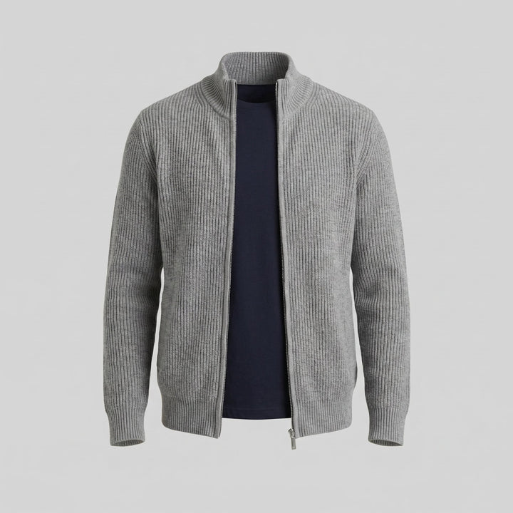 Grant | Men Ribbed Zip Cardigan