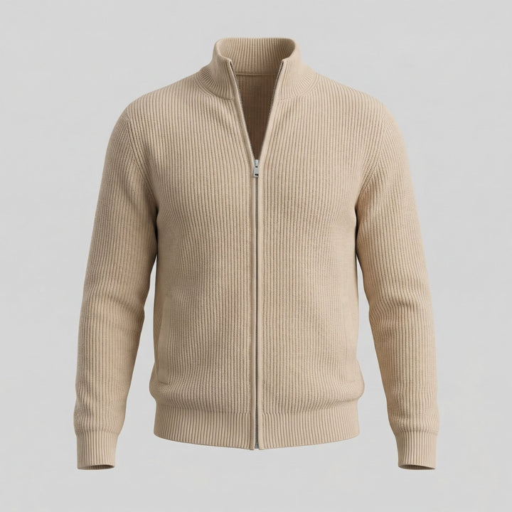 Grant | Men Ribbed Zip Cardigan