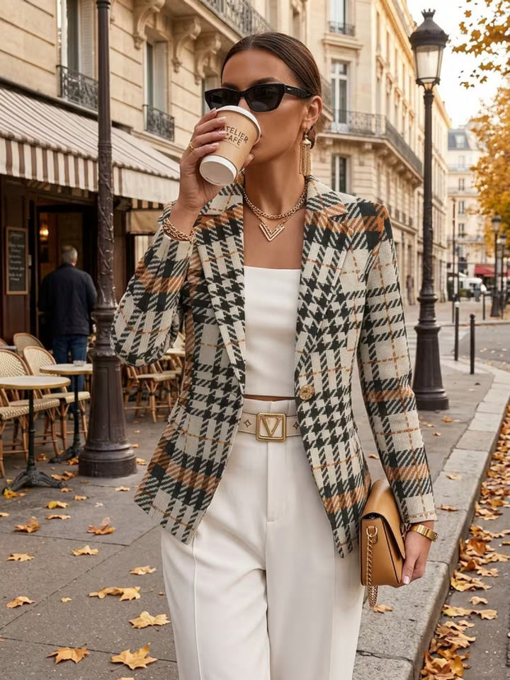 Gunn | Women Plaid Blazer