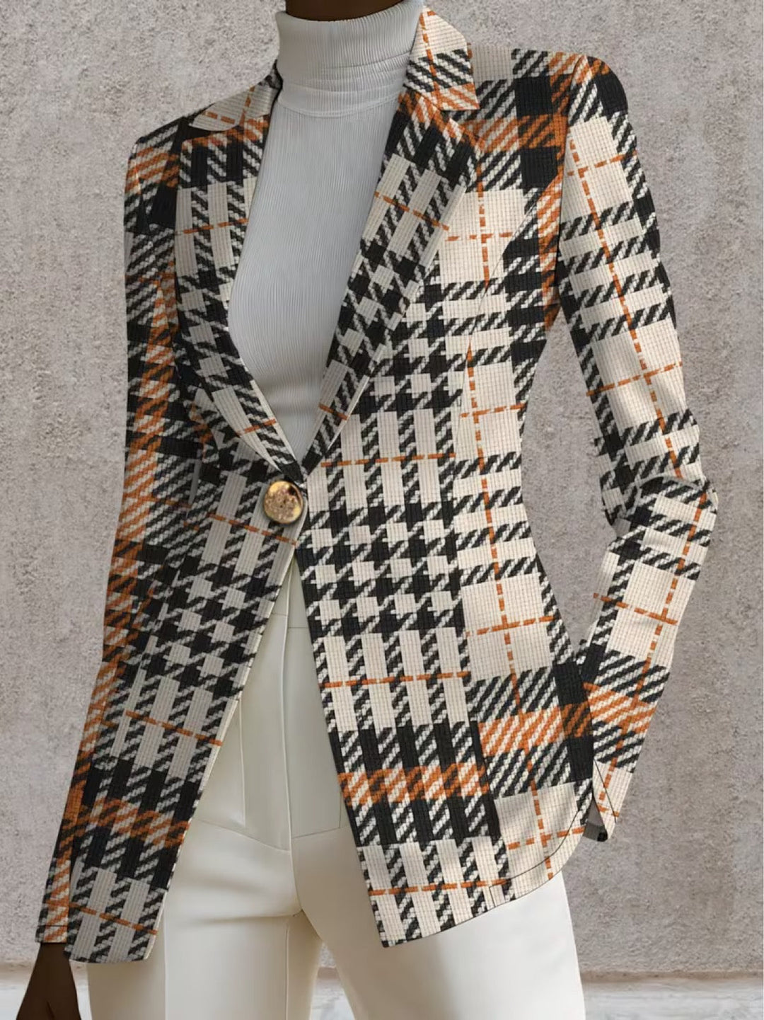 Gunn | Women Plaid Blazer