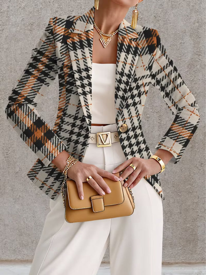 Gunn | Women Plaid Blazer