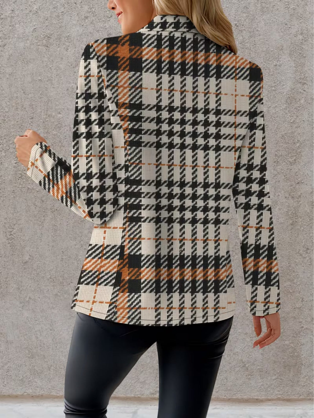 Gunn | Women Plaid Blazer