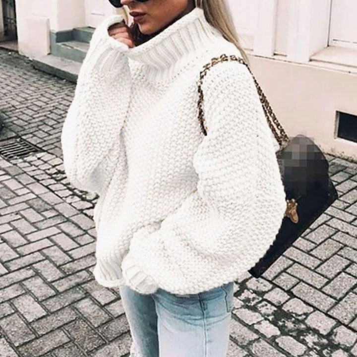 Rosa | Women Oversized Chunky Turtleneck Sweater