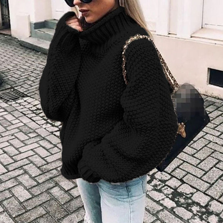 Rosa | Women Oversized Chunky Turtleneck Sweater