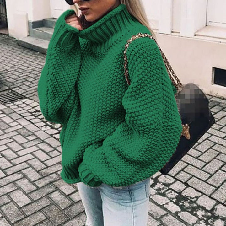 Rosa | Women Oversized Chunky Turtleneck Sweater