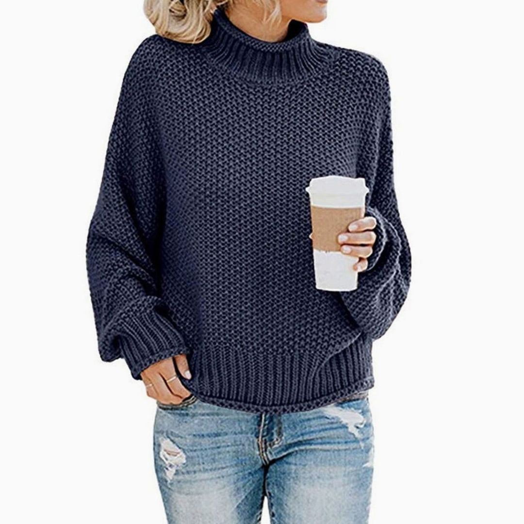 Rosa | Women Oversized Chunky Turtleneck Sweater