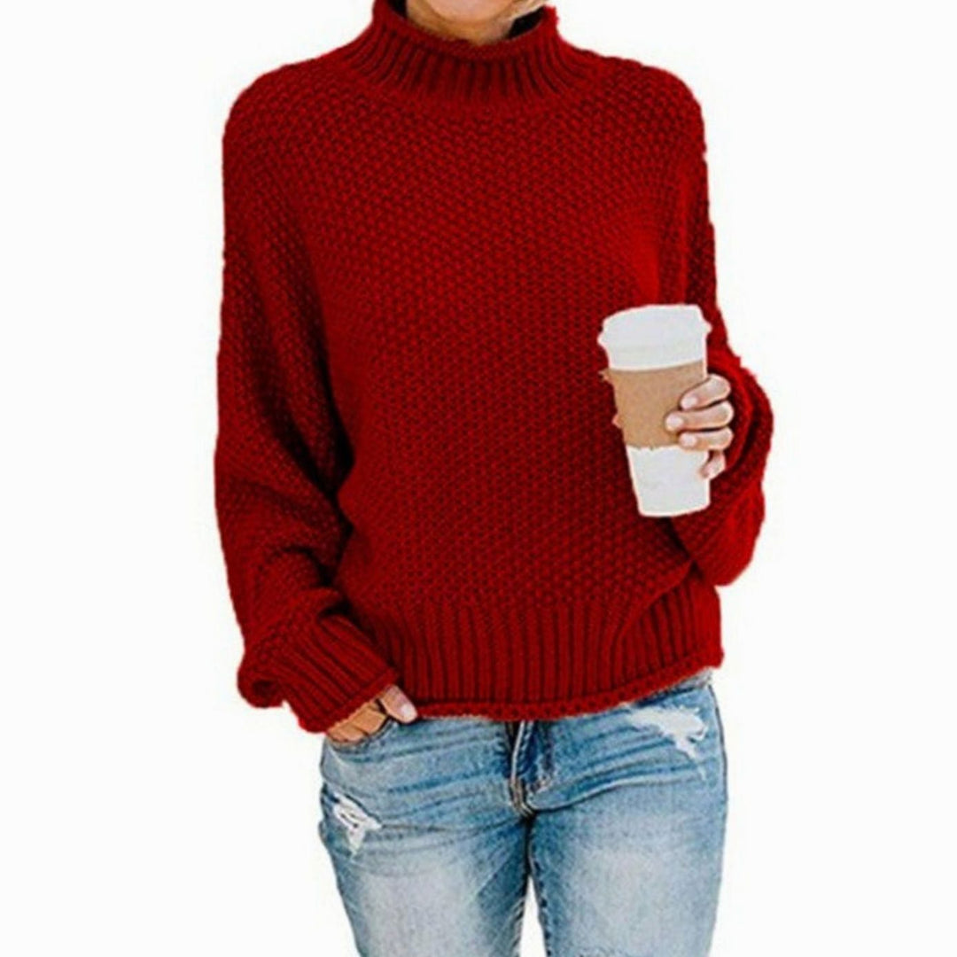 Rosa | Women Oversized Chunky Turtleneck Sweater