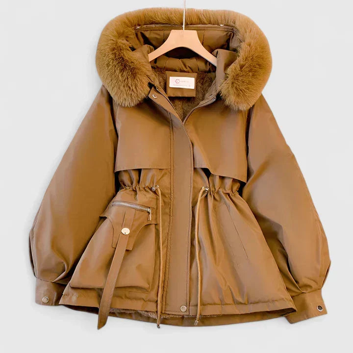 Vita | Women Hooded Drawstring Parka Coat