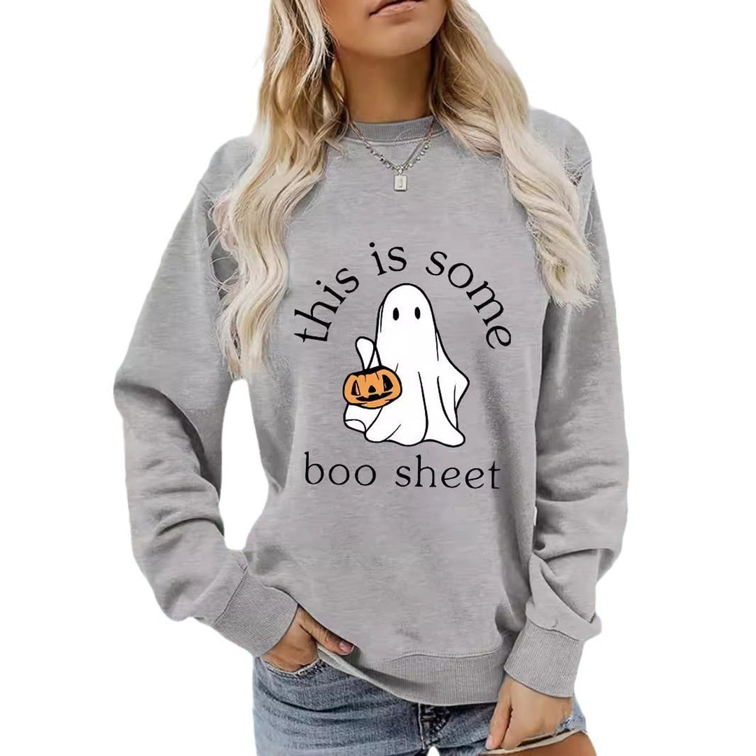 Sissy | Women Ghost Graphic Holiday Sweater