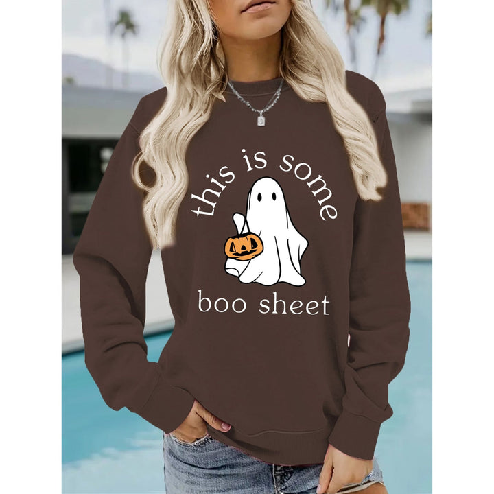 Sissy | Women Ghost Graphic Holiday Sweater