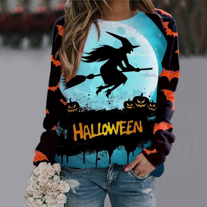 Nelle | Women Witch Graphic Holiday Sweater