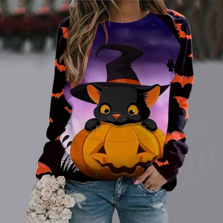 Nelle | Women Witch Graphic Holiday Sweater