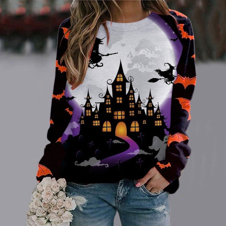 Nelle | Women Witch Graphic Holiday Sweater