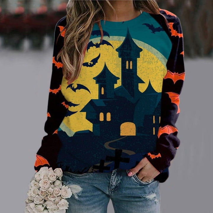 Nelle | Women Witch Graphic Holiday Sweater