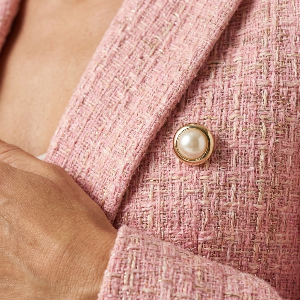 Rut | Women Double Breasted Tweed Blazer