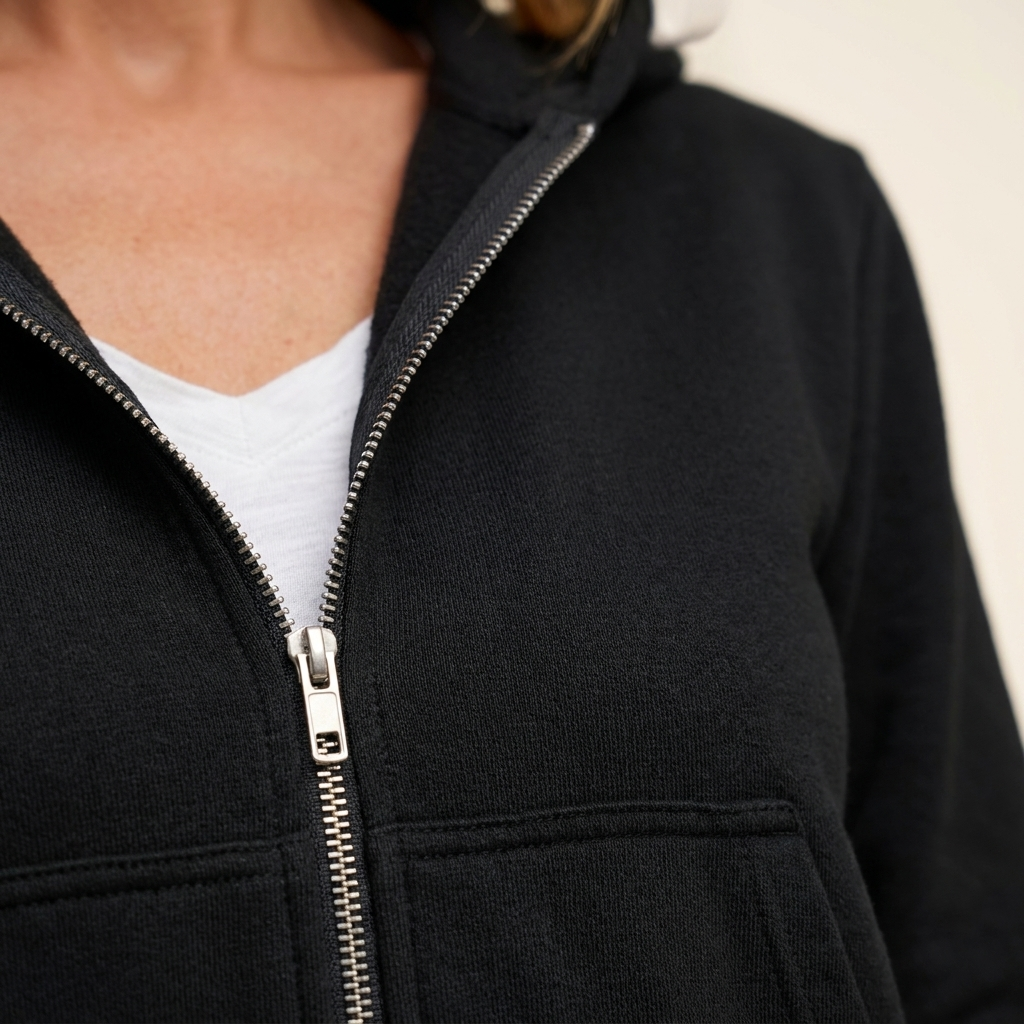 Jorid | Women Hooded Zip Longline Cardigan