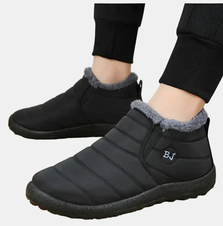 Gunvor | Women Quilted Fur Cuff Boots