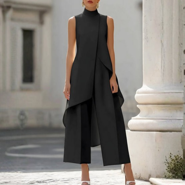 Medea | Women Drop Waist Wide Leg Jumpsuit