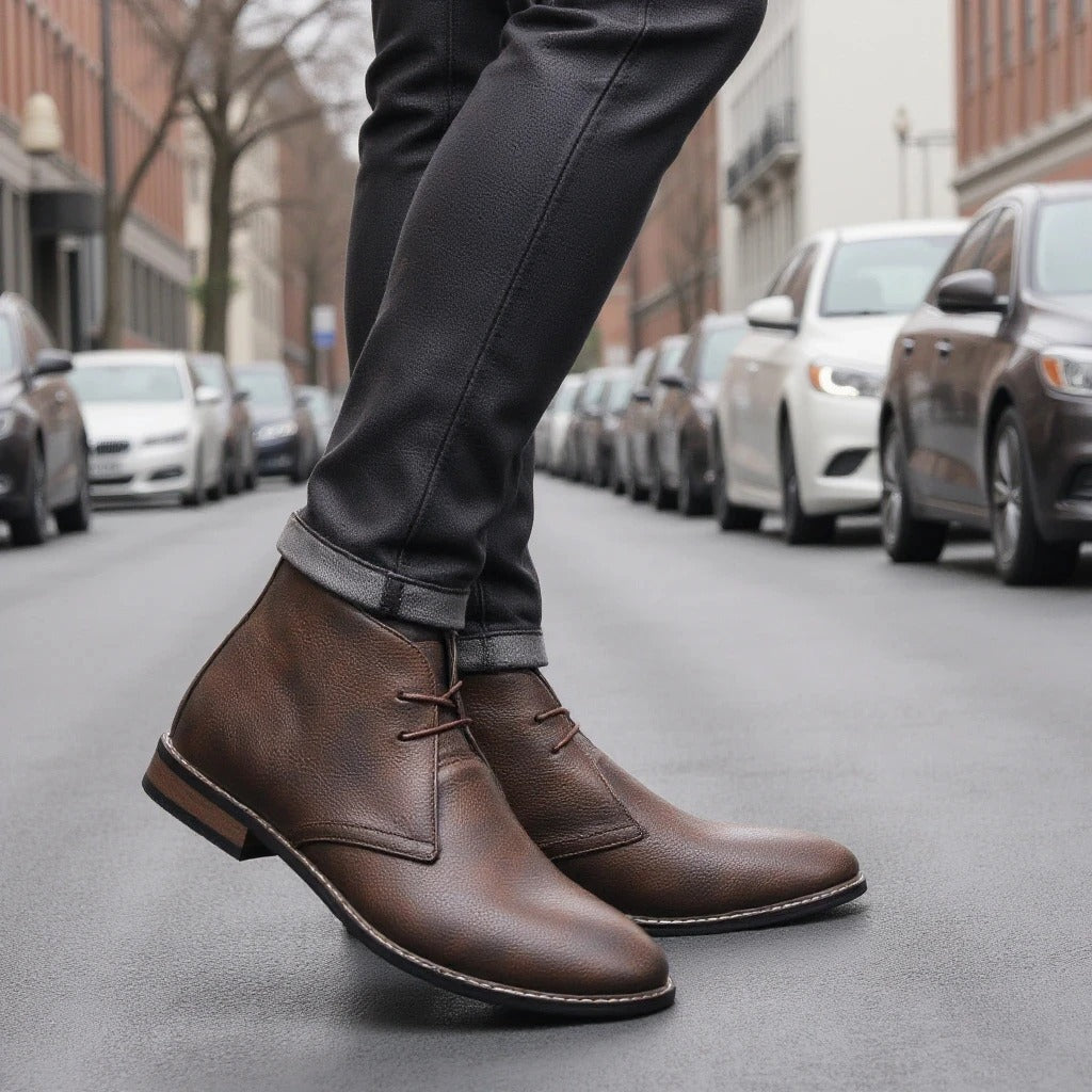 Sondre | Men Leather Chukka Boots