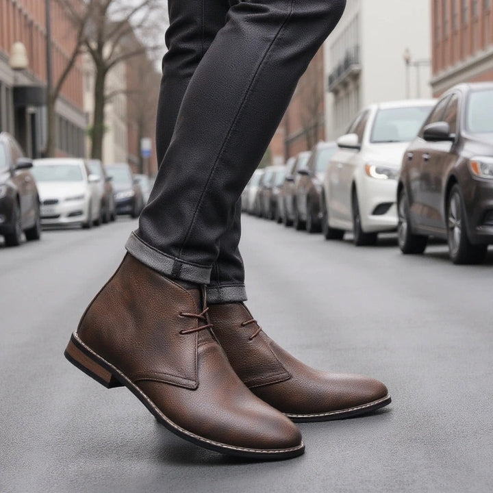Sondre | Men Leather Chukka Boots