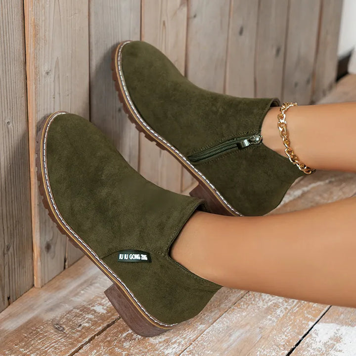 Niniane | Women Block Heel Ankle Boots