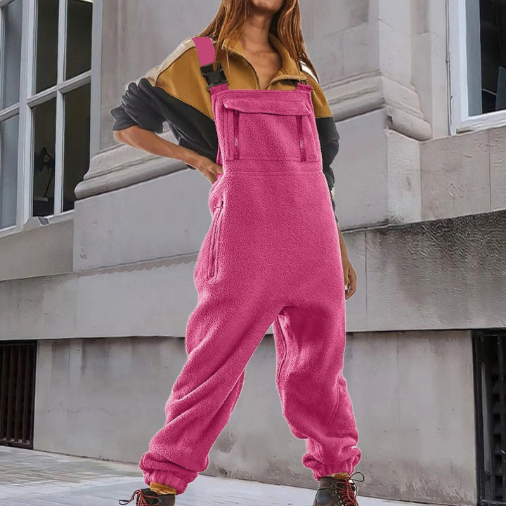 Aegina | Women Corduroy Fleece Jumpsuit