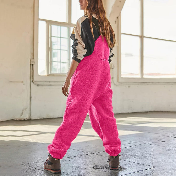Aegina | Women Corduroy Fleece Jumpsuit