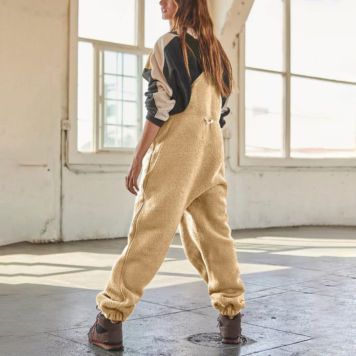 Aegina | Women Corduroy Fleece Jumpsuit