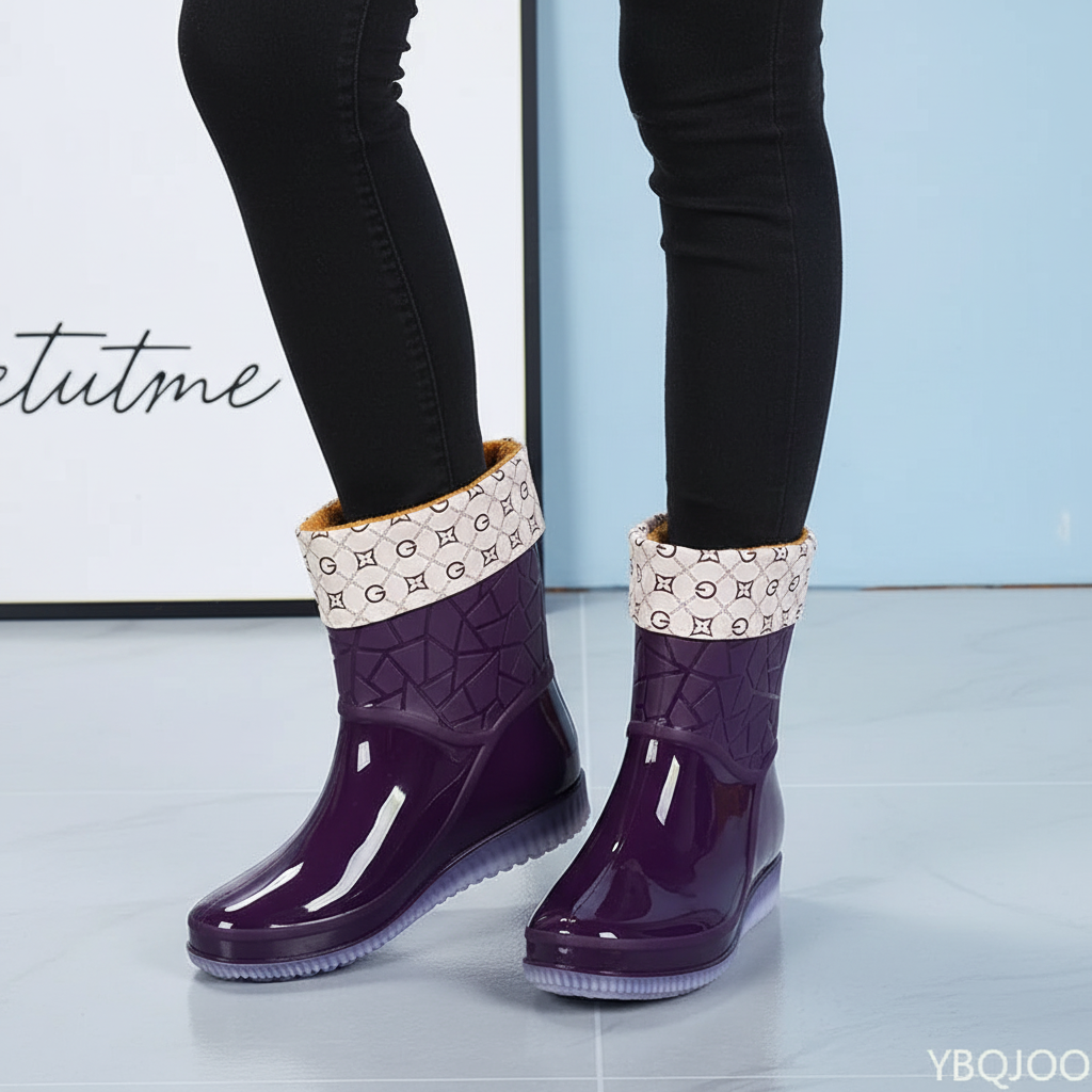 Eldrid | Women Patterned Mid Calf Boots
