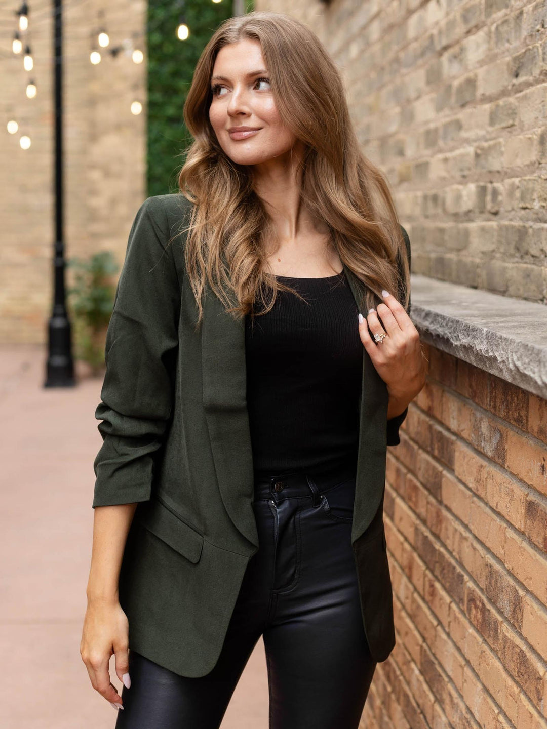 Ulla | Women Ruched Sleeve Blazer