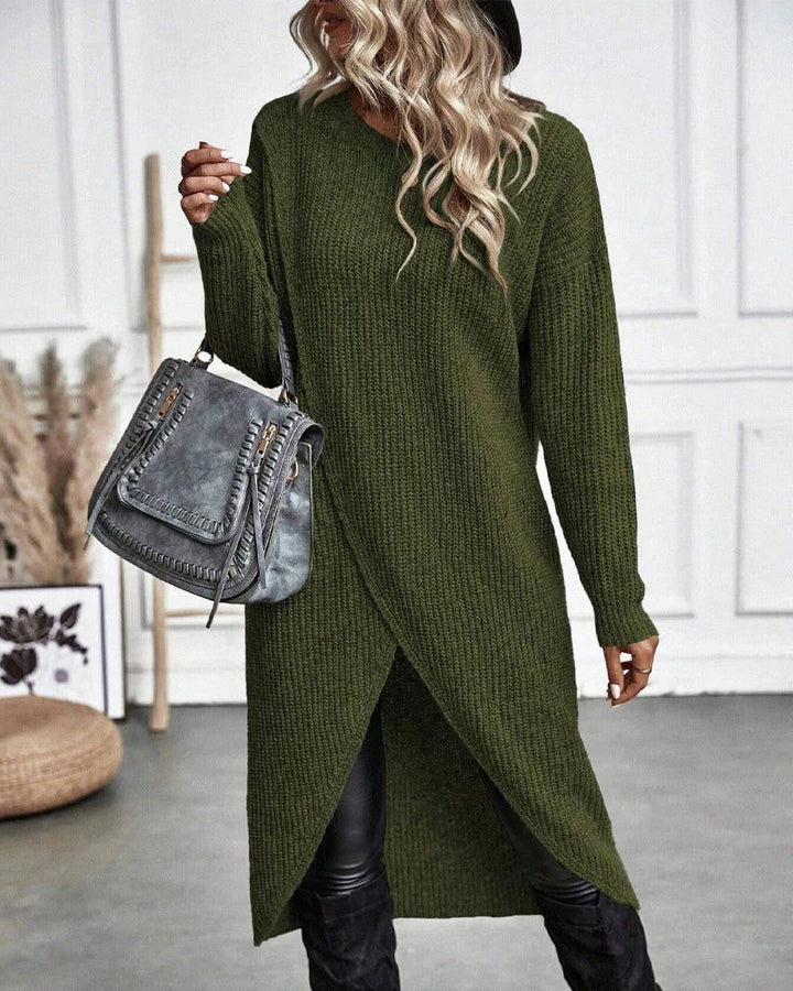 Signe | Women Split Hem Sweater Dress