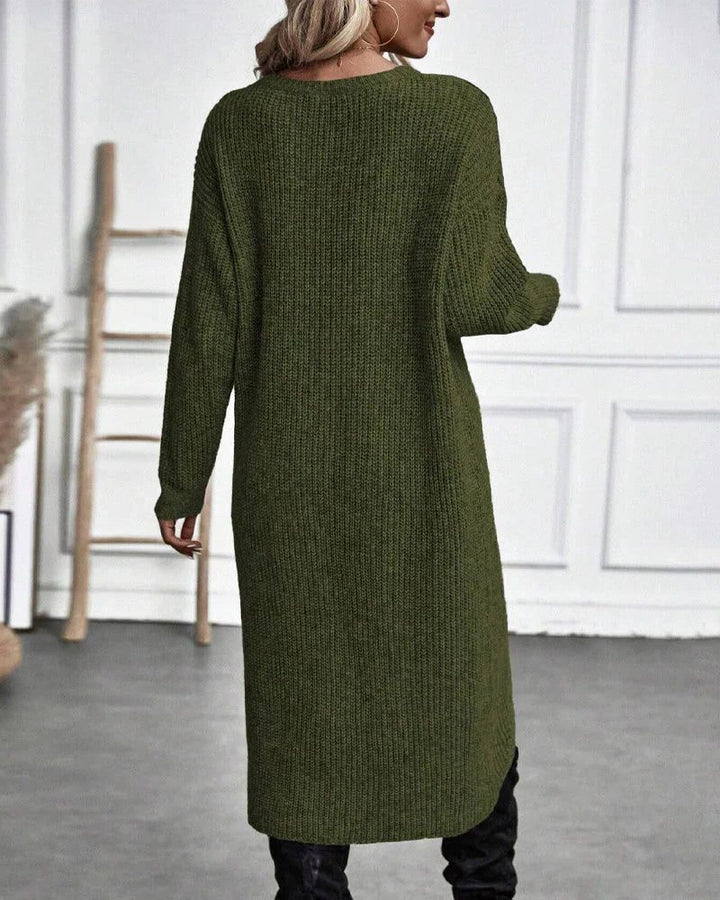 Signe | Women Split Hem Sweater Dress