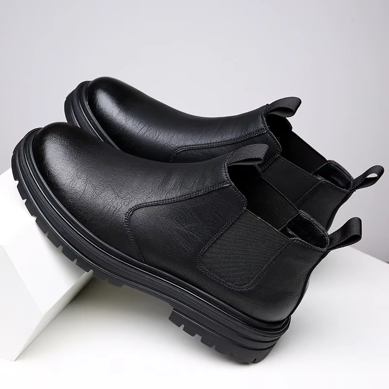 Halvar | Men Lug Sole Chelsea Boots