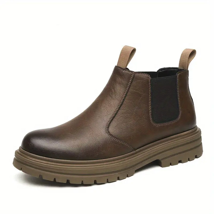 Halvar | Men Lug Sole Chelsea Boots