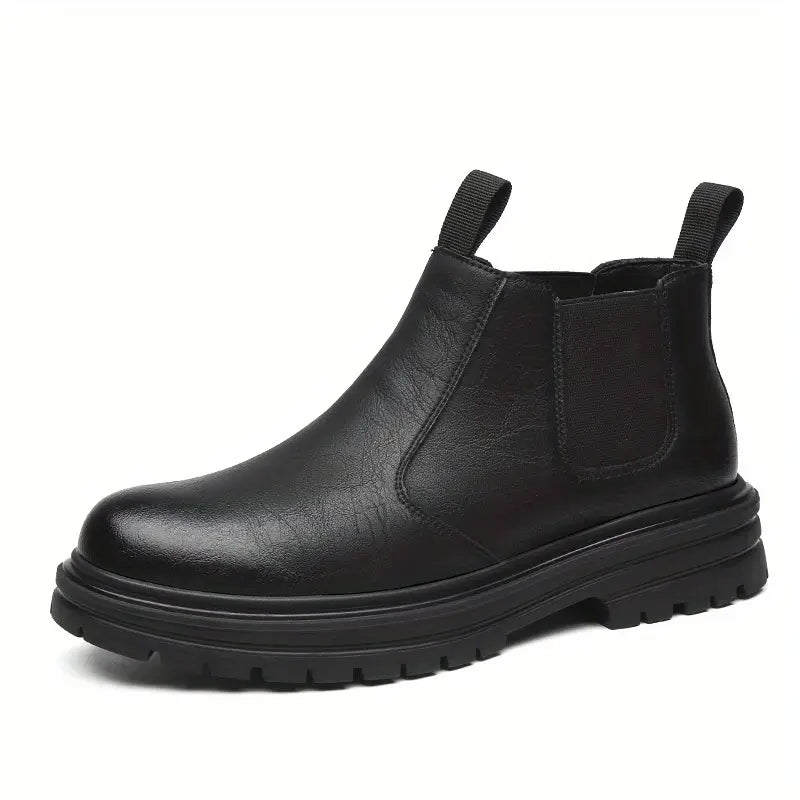 Halvar | Men Lug Sole Chelsea Boots