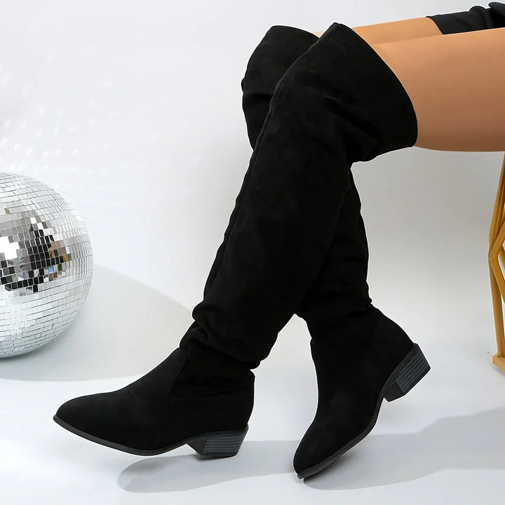 Lois | Women Slouch Over The Knee Boots