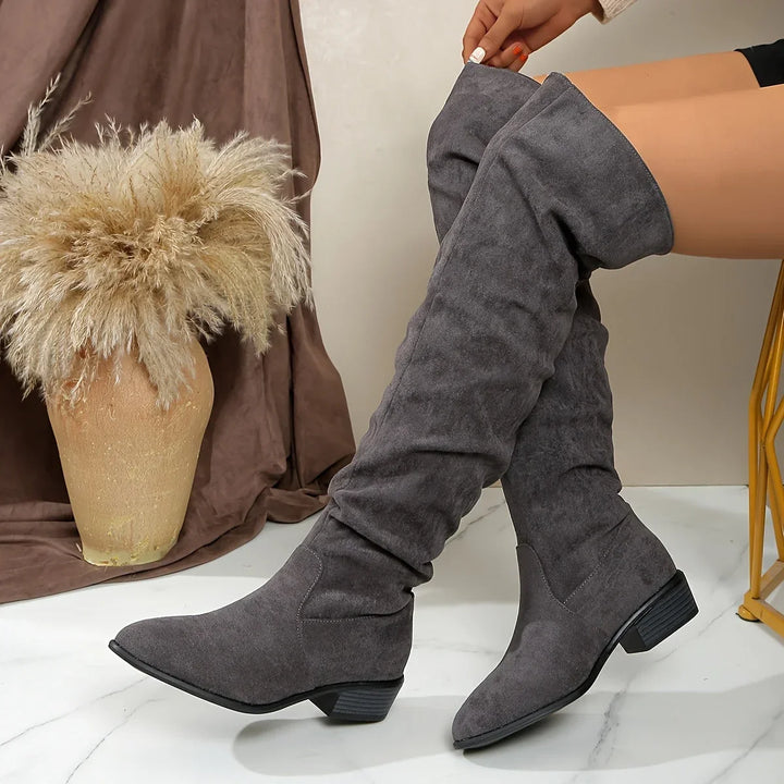 Lois | Women Slouch Over The Knee Boots